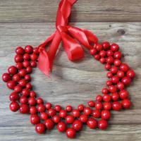 Буса на стрічці "Сніжинка"